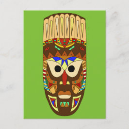 traditioneel afrikaans masker briefkaart
