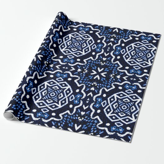 Traditioneel Afrikaans patroon. Tilework. Luxury L Cadeaupapier (Uitgerold)