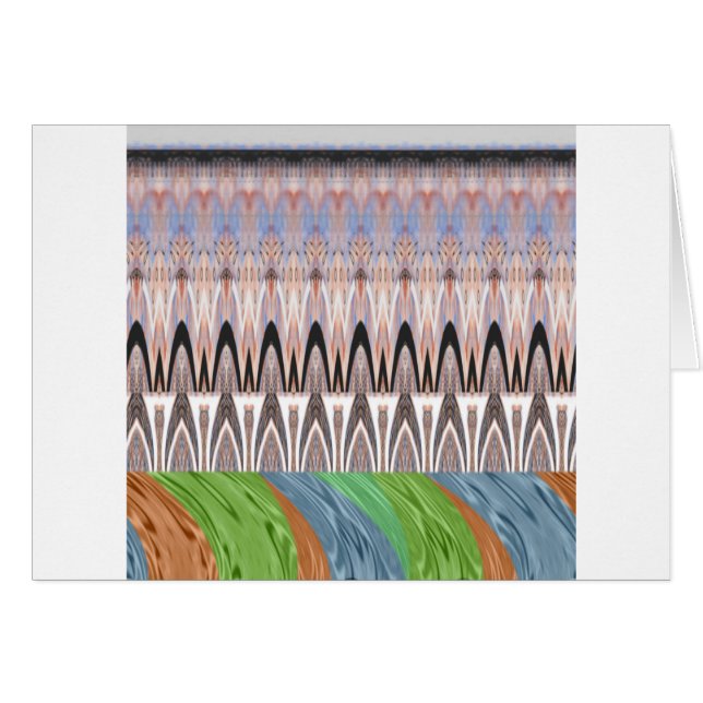 Traditioneel Afrikaanse Aziatische patroon (Voorkant Horizontaal)