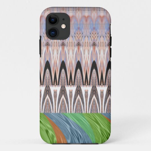 Traditioneel Afrikaanse Aziatische patroon Case-Mate iPhone Case (Achterkant)
