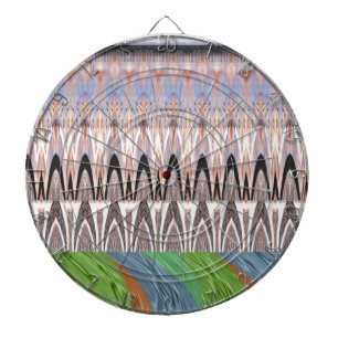 Traditioneel Afrikaanse Aziatische patroon Dartbord