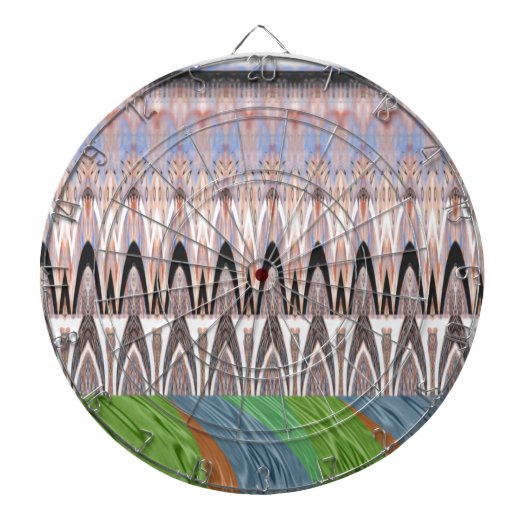 Traditioneel Afrikaanse Aziatische patroon Dartbord (Voorkant)