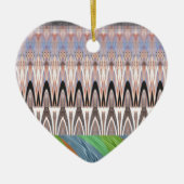 Traditioneel Afrikaanse Aziatische patroon Keramisch Ornament (Voorkant)