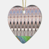 Traditioneel Afrikaanse Aziatische patroon Keramisch Ornament (Links)