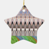 Traditioneel Afrikaanse Aziatische patroon Keramisch Ornament (Voorkant)