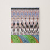 Traditioneel Afrikaanse Aziatische patroon Legpuzzel (Verticaal)