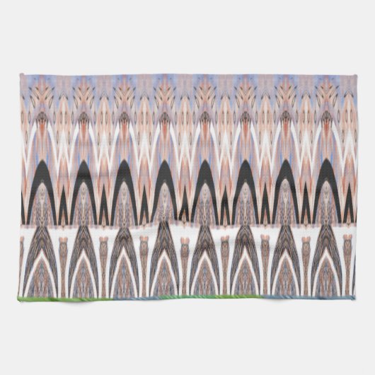 Traditioneel Afrikaanse Aziatische patroon Theedoek (Horizontaal)