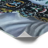 Traditioneel Albanees meisje Poster (Hoek)