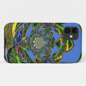 Traditioneel alleen blauw Case-Mate iPhone case (Achterkant (horizontaal))