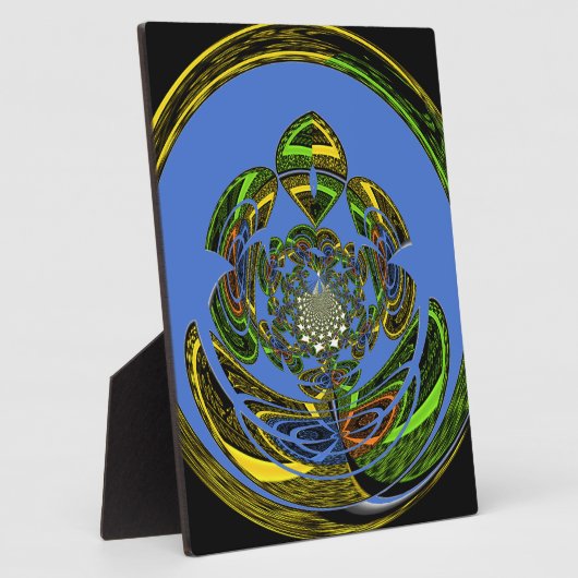 Traditioneel alleen blauw fotoplaat (Zijkant)