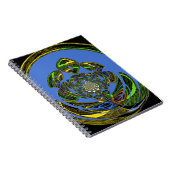 Traditioneel alleen blauw notitieboek (Rechterzijde)