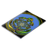 Traditioneel alleen blauw notitieboek (Linkerzijde)