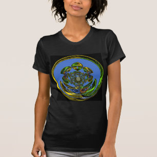 Traditioneel alleen blauw t-shirt