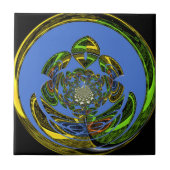 Traditioneel alleen blauw tegeltje (Voorkant)