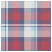 Traditioneel Amerikaans Rood Blauw Patroon Stof (Close Up)