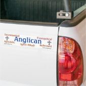 Traditioneel Anglicaans Bumpersticker (Op Truck)