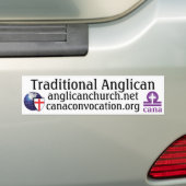 Traditioneel Anglicaans Bumpersticker (Op auto)