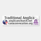 Traditioneel Anglicaans Bumpersticker (Voorkant)