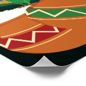 Traditioneel Annaprashan welkomstbord Poster (Hoek)