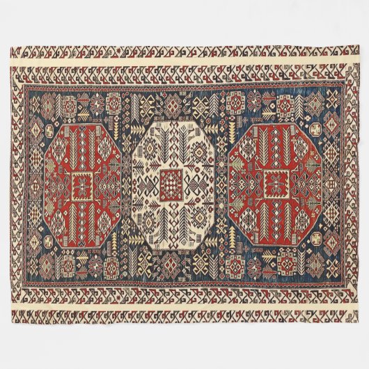 Traditioneel Armeens   Fleece Deken (Voorkant (Horizontaal))