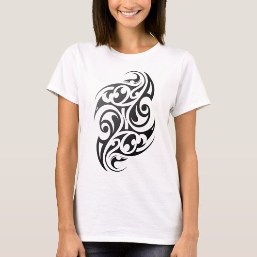 Traditioneel Authentic Maori-Tattoo. Nieuw-Zeeland T-shirt (Voorkant)