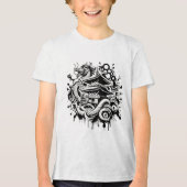 Traditioneel Aziatisch Dragon T-shirt (Voorkant)