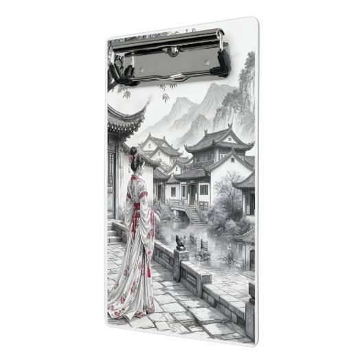 Traditioneel Aziatisch klembord (Angled2)