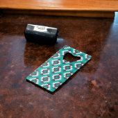 Traditioneel Azteeks patroon Creditkaart Flessenopener