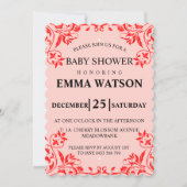 Traditioneel Baby shower Kaart (Voorkant)