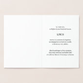 Traditioneel Bapteme-deel Folie Kaarten (Binnen)