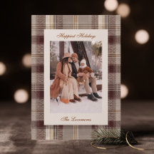 Traditioneel Beige Geruit Nostalgisch Schots Plaid