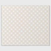 Traditioneel  beige kerstinpakpapier cadeaupapier (Vlak)