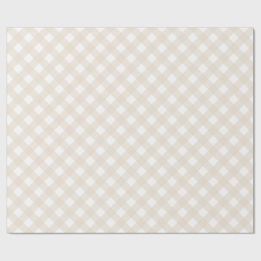 Traditioneel  beige kerstinpakpapier cadeaupapier (Vlak)