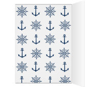 Traditioneel blauw en wit nicht ontwerp (Binnen (Links))