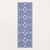 Traditioneel Blauw en Wit Spaans Azulejo Yogamat (Achterkant)