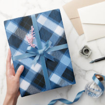 Traditioneel blauw marine geruit lucht patroon