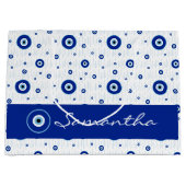 Traditioneel blauw nazar-boze ooglam groot cadeauzakje (Voorkant)
