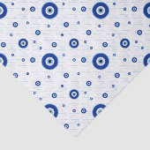 Traditioneel blauw nazar-boze ooglam tissuepapier (Detail)