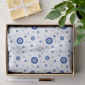 Traditioneel blauw nazar-boze ooglam tissuepapier (Geschenk)