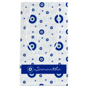 Traditioneel blauw-nazar-oogooghandvest klein cadeauzakje