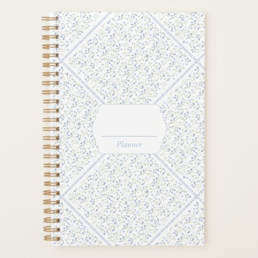 Traditioneel Blauw | Planner (Voorkant)