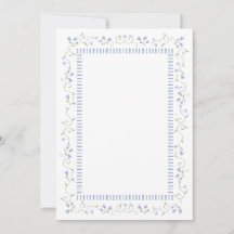 Traditioneel Blauw | Wenskaart