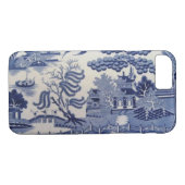 Traditioneel Blauw Willow China Hoesje uit de 19e  (Achterkant (Horizontaal))