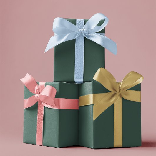 Traditioneel - Blauwgroen groen - inpakpapier vell