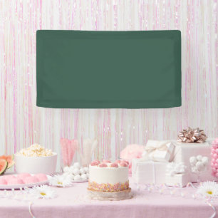 Traditioneel - Blauwgroen groene banner