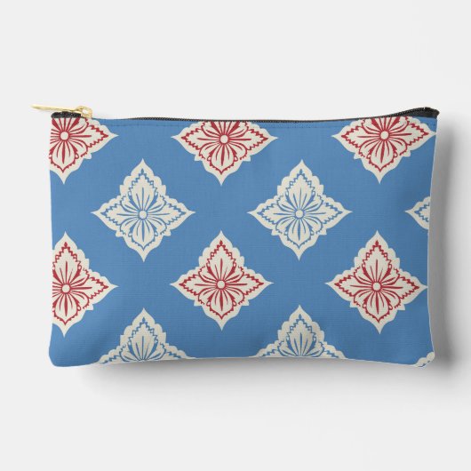 Traditioneel bloemenprintpatroon etui (Voorkant)