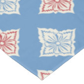 Traditioneel bloemenprintpatroon tafelkleed (Gekanteld)