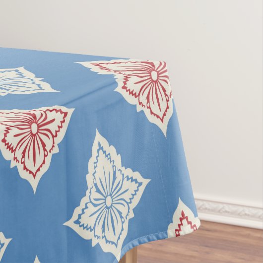 Traditioneel bloemenprintpatroon tafelkleed (Voorbeeld)