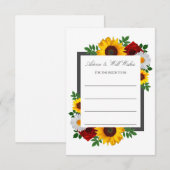 Traditioneel bloemig Vrijgezellenfeest Advieskaart (Voorkant / Achterkant)