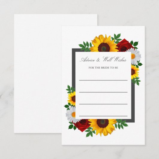 Traditioneel bloemig Vrijgezellenfeest Advieskaart (Voorkant / Achterkant)